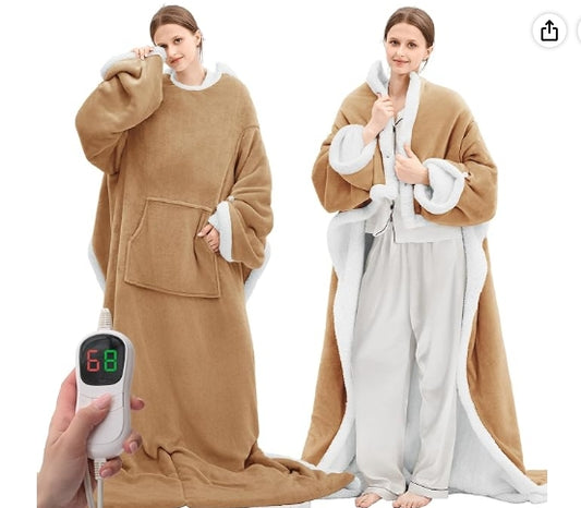 Brown Heated Robe